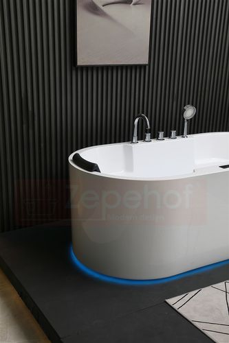 Wirujące dysze Wanna z hydromasażem BZX-675 prostokątna 170cmx850cmx60cm z na Arena.pl