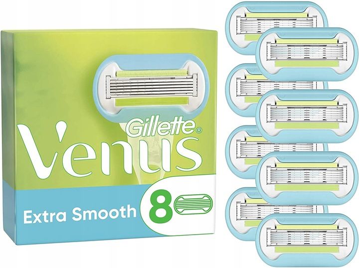 GILLETTE VENUS EXTRA SMOOTH 8SZT WYMIENNE WKŁADY zdjęcie 3