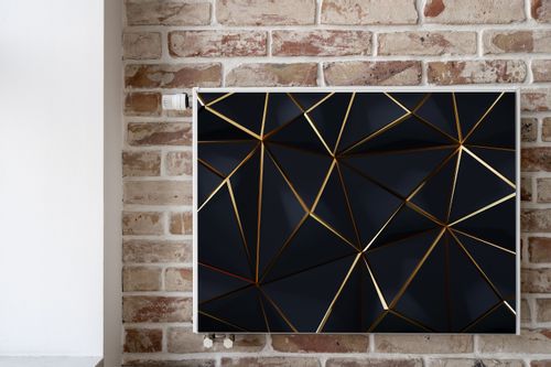 Osłona MAGNETYCZNA Kaloryfera Trójkąty Efekt 3D 90cm x 60cm na Arena.pl