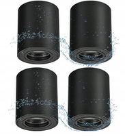4X REFLEKTOR SUFITOWY LED GLEONLUX IP44 DO ŁAZIENKI 230 V GU10 84 X 80 MM
