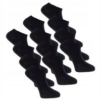 SKARPETKI STOPKI DAMSKIE BAWEŁNIANE KLASYCZNE SPORTOWE CZARNE MORAJ 38-41