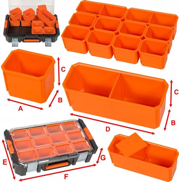 Skrzynka narzędziowa modułowa kołach ZESTAW TACTIX zdjęcie 3