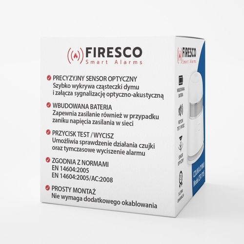 Czujka dymu Firesco ZR170S na Arena.pl
