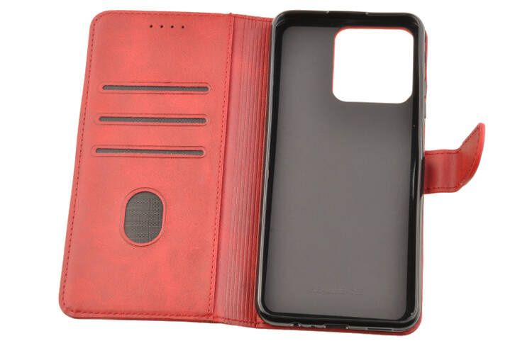 Etui portfel Wallet do Realme C51 czerwony zdjęcie 4