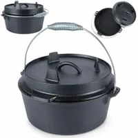 Kociołek ŻELIWNY wiszący stojący garnek 20cm 1,6L