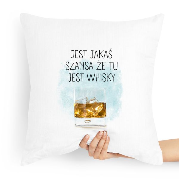 Poduszka Prezent Dla Chłopaka Jest Jakaś Szansa Z Nadrukiem Ze Zdjęciem zdjęcie 1