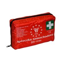 Apteczka samochodowa - spełnia normy Europejskie DIN 13164 Apteczka samochodowa - spełnia normy Europejskie DIN 13164