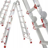 DRABINA PRZEGUBOWA TELESKOPOWA WIELOFUNKCYJNA 4x6 UNIWERSALNA MAR-POL