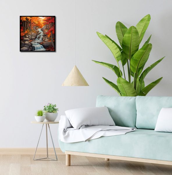 Plakat 40x40cm Jesienne Wodospady zdjęcie 4