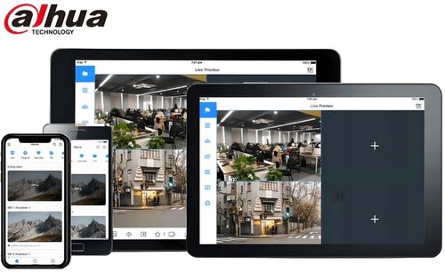 Zestaw Monitoringu IP 6MPx Dahua Dual Light 8x IPC-HDW1639T-A-IL-S6 BLACK na Arena.pl