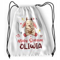 Plecak Sportowy Szkolny Dla Oliwii Córki Dziecka Z Nadrukiem Ze Zdjęciem