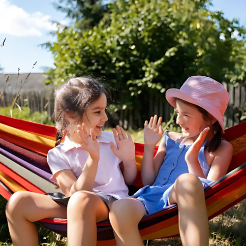 Stelaż na hamak biały 2w1 + hamak + krzesło brazylijskie na Arena.pl