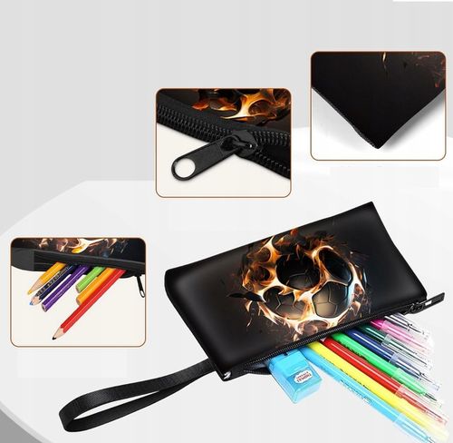 PLECAK SZKOLNY DLA CHŁOPCA PIŁKA NOŻNA TORNISTER MŁODZIEŻOWY + PIÓRNIK USB na Arena.pl