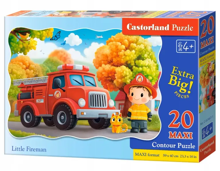Puzzle 20 el.Maxi C-02467 Little Fireman zdjęcie 2