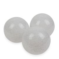 Plastikowe piłeczki do suchego basenu 50szt białe sweterkowe