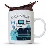 Kubek Dla Doktora Najlepszy Lekarz Z Nadrukiem Ze Zdjęciem