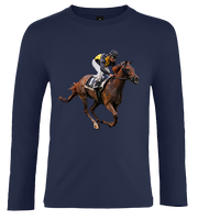 Bluzka t-shirt z długim rękawem Konie