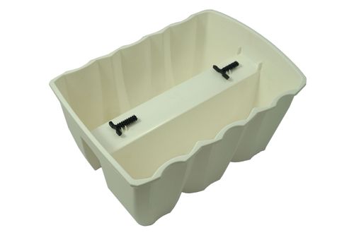 Doniczka na balustradę CROWN DCRO400 | Biały na Arena.pl