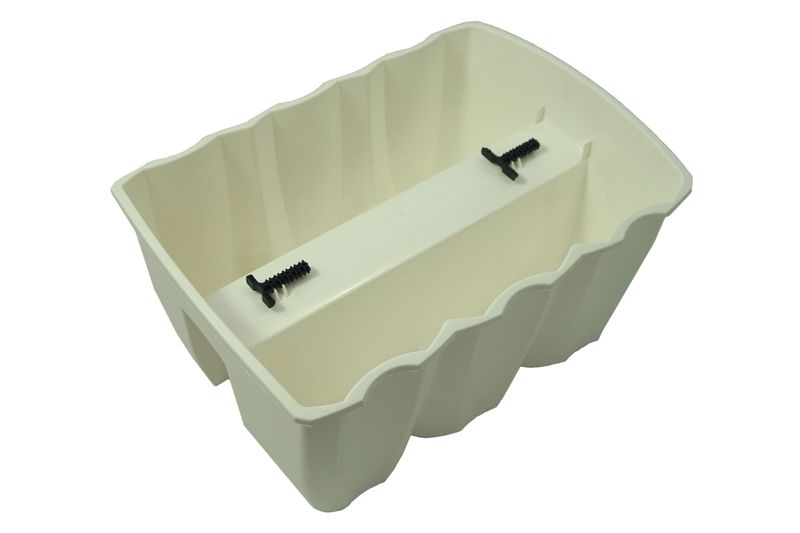 Doniczka na balustradę CROWN DCRO400 | Biały zdjęcie 2