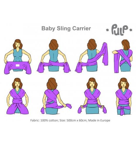 Chusta do Noszenia Dzieci (Szara) na Arena.pl