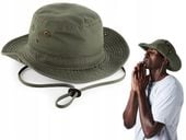 KAPELUSZ WOJSKOWY BAWEŁNIANY DAMSKI MĘSKI Z REGULACJĄ OUTBACK FILTR UV 50+