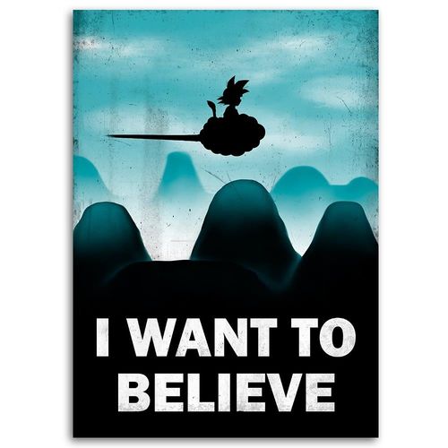 Obraz na płótnie – Canvas, Chcę wierzyć 50x70 na Arena.pl