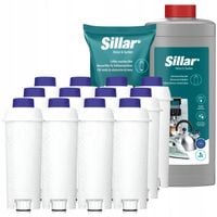 12 filtr do wody do ekspres do kawy Delonghi + odkamieniacz do ekspresu 1l