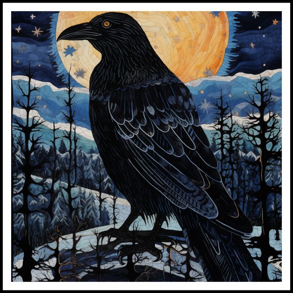 Plakat 100x100cm Kruczy Mąciciel zdjęcie 3