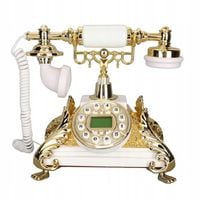 RETRO TELEFON STACJONARNY PRZYCISK WYBIERANIA DLA SENIORA