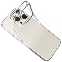 etui silikonowe puro 03 nude do iphone 16 pro - przezroczyste