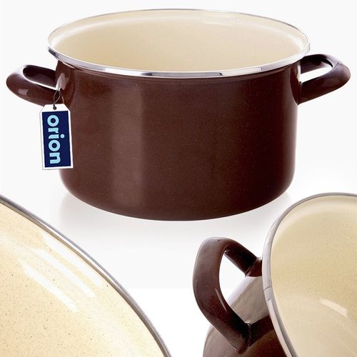 Garnek emaliowany BROWN 20 cm, 3 l na Arena.pl