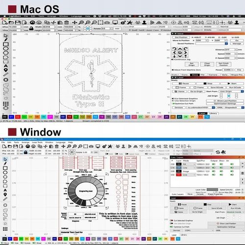 Klucz wersji oprogramowania LightBurn G-Code dla grawerów laserowych na Arena.pl