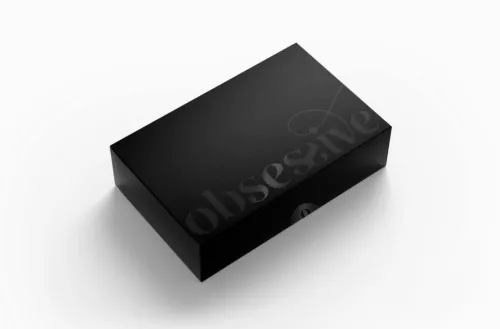 obsessive freedom euridia biustonosz czarny z geometrycznym wzorem na Arena.pl