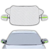 OSŁONA PRZECIWSŁONECZNA MATA NA SZYBĘ SAMOCHODU LUSTERKA Z ODBLASKAMI