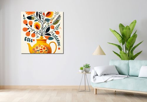 Obraz 90x90cm Bujna Herbata na Arena.pl