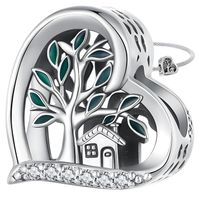 CHARMS SERCE DRZEWO ŻYCIA srebro pr 925 koralik SERDUSZKO MIŁOŚĆ RODZINA