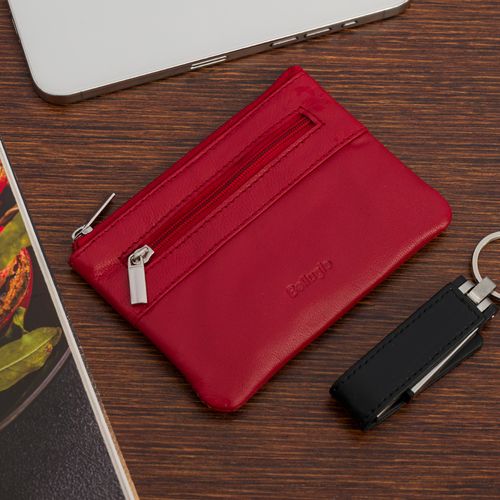 etui na klucze skórzane bellugio - czerwone na Arena.pl