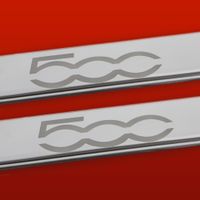 Listwa progowa FIAT 500 Stal nierdzewna 304 połysk 2szt