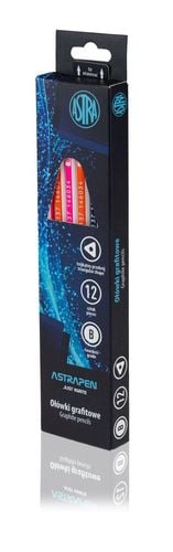 Ołówek Grafitowe Astra Z Gumką B A'12  6034 na Arena.pl