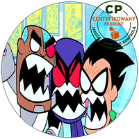 Opłatek na tort Młodzi Tytani