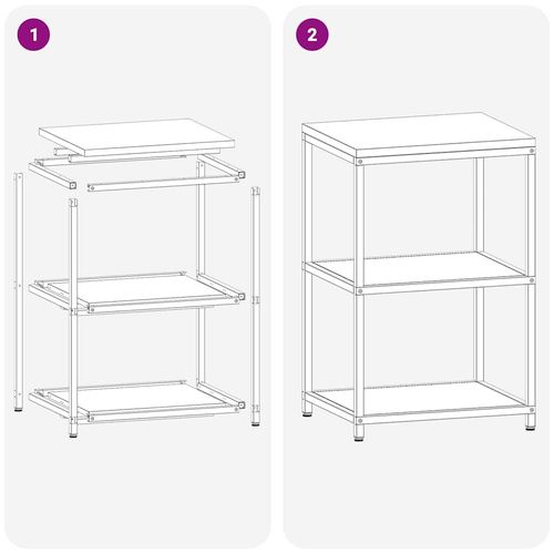 Półka do przechowywania w kuchni Srebrny Stal ocynkowana na Arena.pl