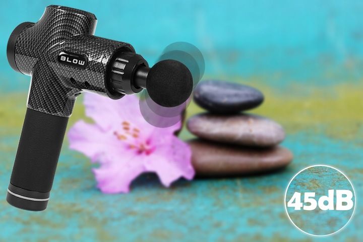 PISTOLET DO MASAŻU PLECÓW CIAŁA STÓP MASAŻER MASSAGE GUN 10 KOŃCÓWEK ZESTAW zdjęcie 12