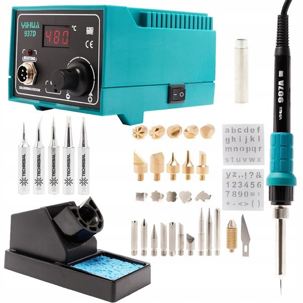 PIROGRAF LUTOWNICA WYPALARKA DO DREWNA YIHUA 937D GROTY 900M AKCESORIA 28W1 zdjęcie 1