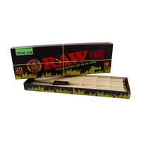 skręcone bibułki raw black ks filtry organic 20szt