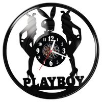 Zegar ścienny z płyty winylowej Playboy 284.14
