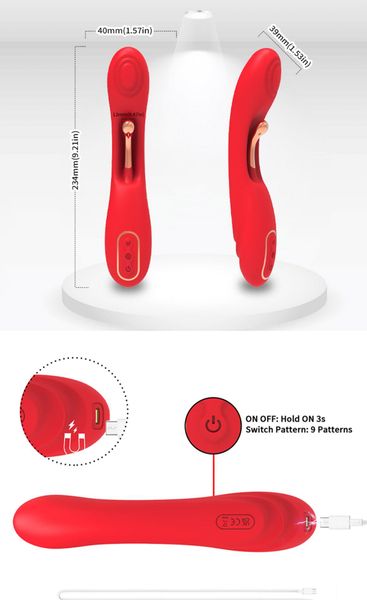 Fishhook Red Dual-Point Vibration zdjęcie 13