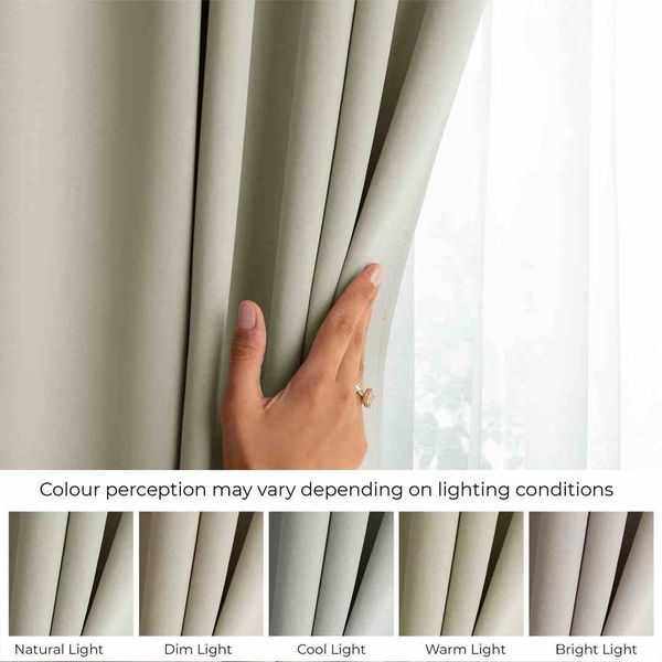 CURT/AH/BLACKOUT/EYELETS/CREAM/140X175/1PC zdjęcie 4