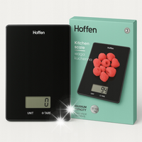 HOFFEN Waga kuchenna HO-00087/A czarna do 15 kg antypoślizgowa