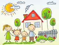 FOTOTAPETA dla dziecka PLAC ZABAW RODZINKA 395x280