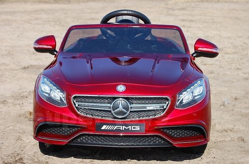 Samochód Mercedes S63 AMG czerwony akum + pilot na Arena.pl